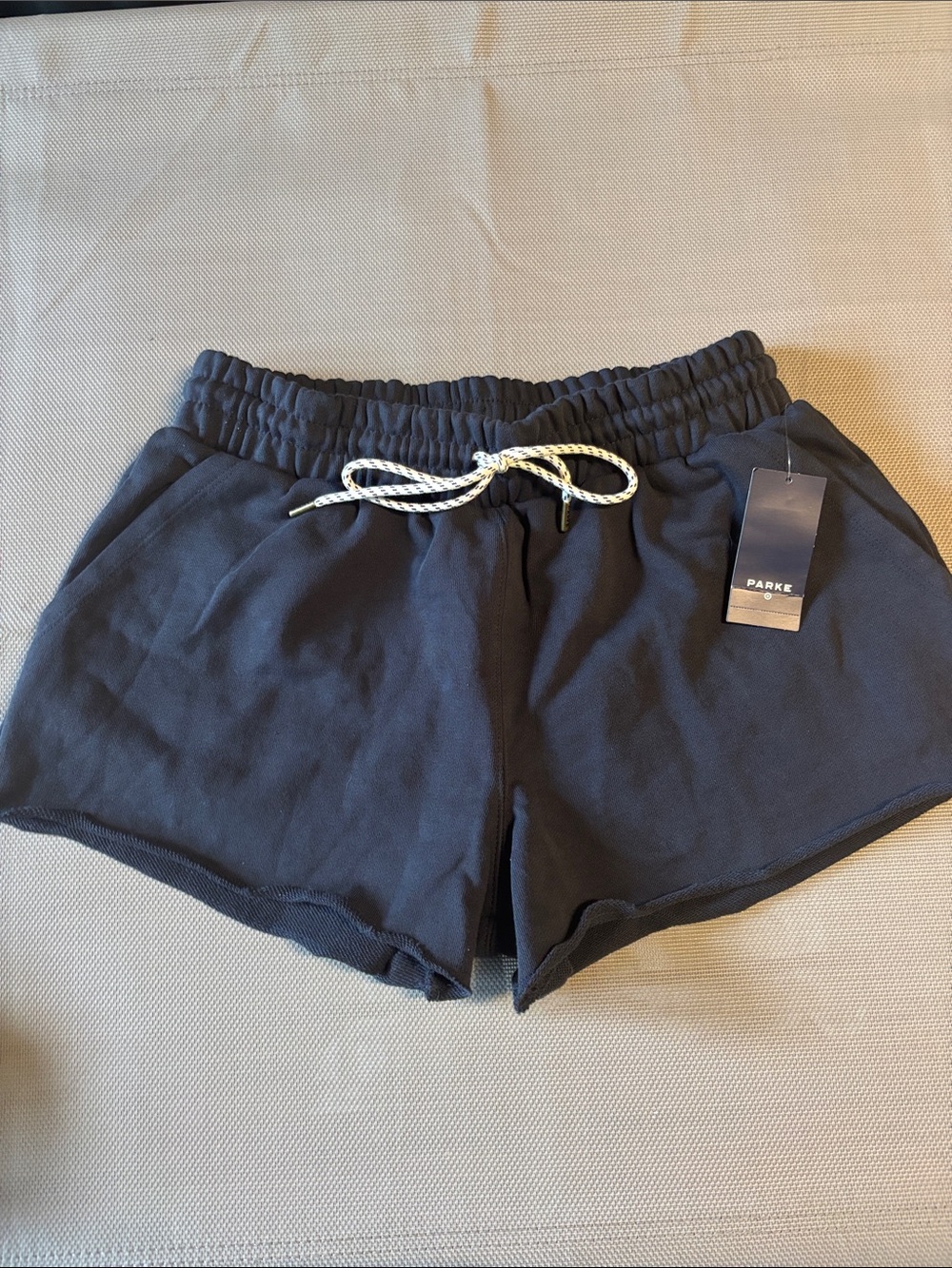 Parke for target Navy sz S Women's Athletic sweatpants Drawstring Shorts NWT